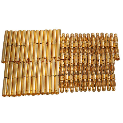 

50 Sets 40mm 4mm RC Battery Gold-plated Bullet Connector Banana Plug