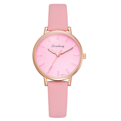 

Korean version of the simple casual ladies quartz watch AliExpress explosion models fashion solid color alloy fashion watches