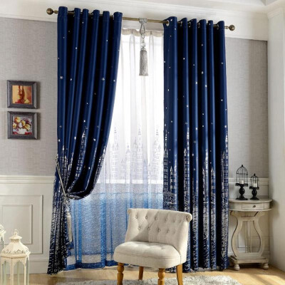 

Castle Blackout Curtain Window Shading Screen Cloth Bedroom Curtain