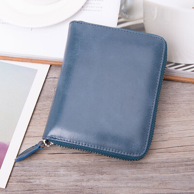 

Tailored Womens leather Anti-theft Card Bag Wallet Holder Mens Card Package 24 Bit