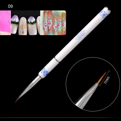 

〖Follure〗Women Gel Nail Brush Nail Tools Brush Set Flower Pen Fan Pen Dizzy Pen B