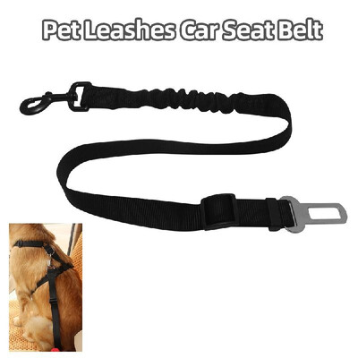 

Pet Leashes Car Seat Belt Car Harness Retractable Dog Leash Safety Belt for Pets