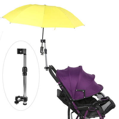 

Greensen Stainless Steel Bicycle Wheelchair Stroller Pram Stretch Umbrella Support Holder Mount Stand