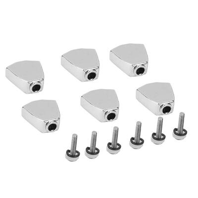 

Metal Trapezoid Electric Guitar Tuners Tuning Peg Buttons Knobs Handle Set