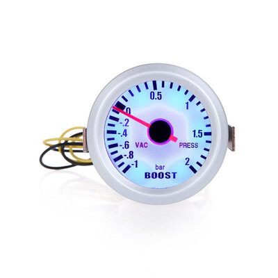 

Turbo Boost Vacuum Press Gauge Meter for Auto Car 2" 52mm -12BAR Blue LED Light