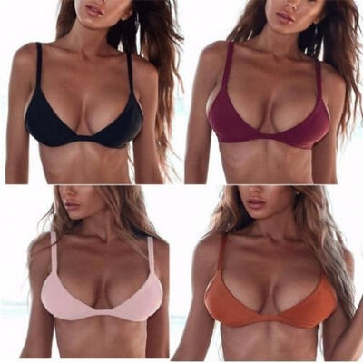 

2017 New Fashion Women&39s Bikini Top Bandage Push-Up Swimwear Swimsuit