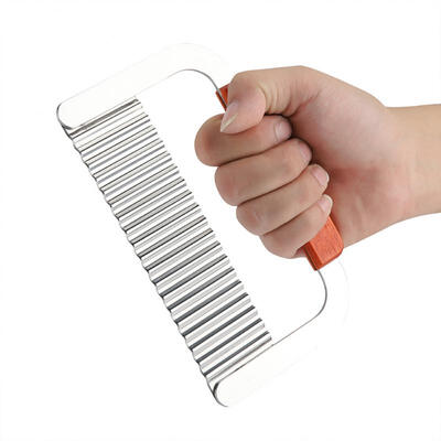 

Greensen Stainless Steel Potato Wavy Edged Knife Noodles Wavy Crinkle Cutting Tool