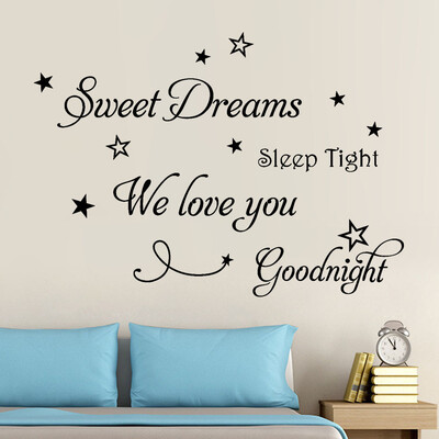 

〖Follure〗Sweet Dreams Removable Art Vinyl Mural Home Room Decor Wall Stickers