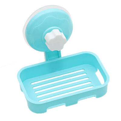

Bathroom Wall Hanging Sucker Draining Soap Dish Sucker Hollow Soap Holder