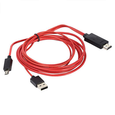

1080P 11Pin Micro USB to HDMI Adapter Cable for MHL Output Audio Converter