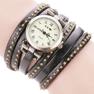 

CCQ Ladies Quartz Wristwatches Women Leather Bracelet Watch Fashion Casual Analog Quartz Watch Clock Hour Relogio Feminino 533