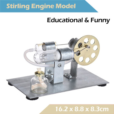 

YIWULAHot Air Stirling Engine Model Generator Motor Steam Power Educational DIY Toy