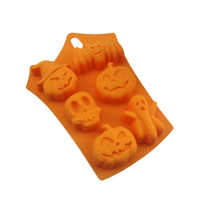 

Silicone Cake 6 Hole Halloween Baking Mold