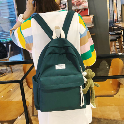 

Japanese Tide brand ancient sense book bag Sen large capacity ins shoulder bag female Korean version of high school male college campus