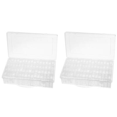 

64 Slots Bottles Diamond Painting Storage Box Rhinestone Beads Holder Case