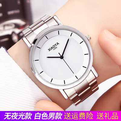 

Mens watch waterproof fashion trend Korean version of the simple casual atmosphere student couple quartz female watch