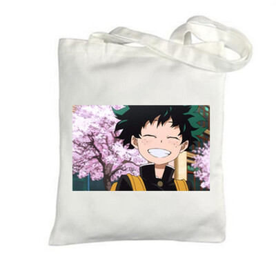 

My Hero Academia Bag Anime Commuter Bag Shoulder Bags Canvas Tote Bag Anime Style Multifunctional Canvas Bag for Women