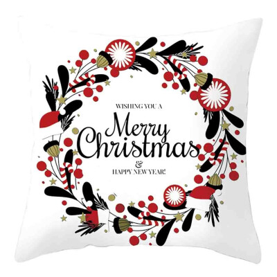 

〖Follure〗Christmas Elk Santa Claus Pillow Case Sofa Car Throw Cushion Covers Home Decor