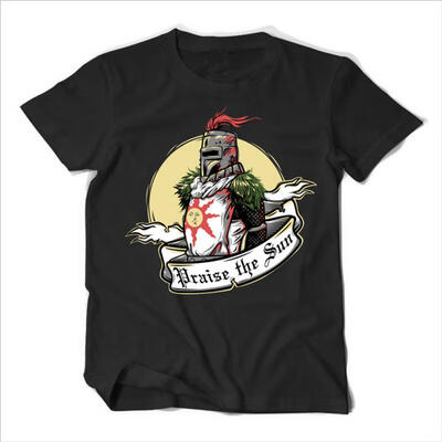 

Summer Men Fashion T-shirt Dark Souls II 2 Arteries Praise Sun Print Cotton Cool Casual Mens Tops Camisetas Tees