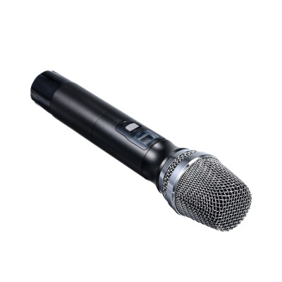 

Wireless Microphone Handheld Microphone with 14 Jack Adjustable Frequency Mic for Family KTV Teaching Wedding