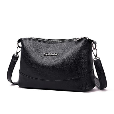 

Solid Color Shoulder Messenger Handbags Women Leather Small Crossbody Bags