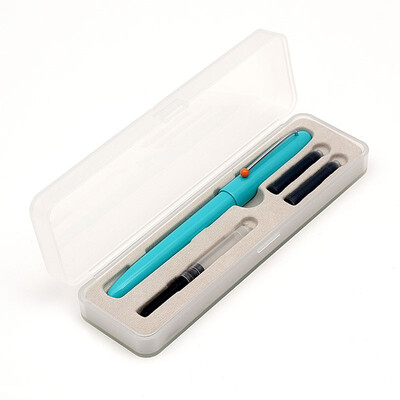 

KACO RETRO Fountain Pen Set with 2pcs Ink Cartridge Gift Box Hooded Nib 038mm for Student