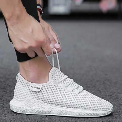 

Mens shoes breathable sandals Korean version of summer screen casual shoes hollowed out wet shoes anti-skid soft bottom hole shoe