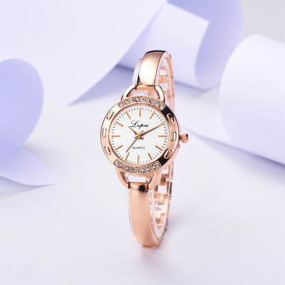 

〖Follure〗Fashion Simple Dial Dial Small And Exquisite Alloy Strap Ladies Bracelet Watch