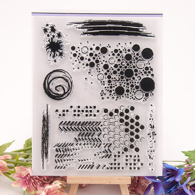 

Siaonvr Transparent Stamp Silicone Seal DIY Clip Art Album Decoration 14×18cm