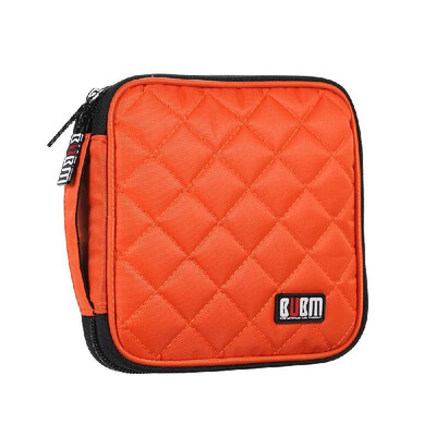 

BUBM 32 Disc Capacity CDDVD Portable Carry Wallet CD Square Storage Bag Waterproof&Non-slip CD Storage Bag for Car Home&T