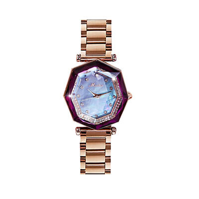 

High Quality Watches Women Irregular Dial Ladies Rhinestone Quartz Wristwatch Stainless Steel Strap Clock Relogio Feminino