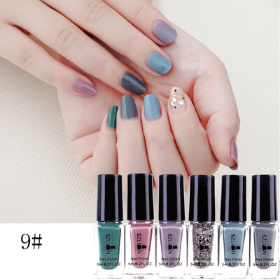 

Toponeto 6 Pcs Nail Polish Magic Mirror Effect Chrome Nail Art Polish Varnish