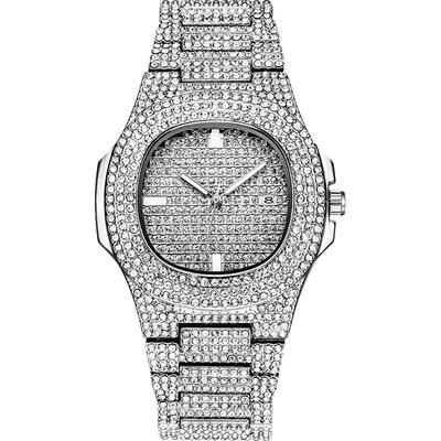 

New Arrival Women Luxury Watch Stainless Steel Quartz Wristwatch Lady Bling Crystal Diamond Watches For Woman Clock Relogio