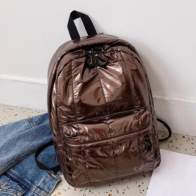 

Tailored Fashion Women Solid Color Zipper Backpack Waterproof Shoulder Bag Travel Bag
