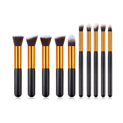 

Toponeto 10 PCS Make Up Foundation Eyebrow Eyeliner Blush Cosmetic Concealer Brushes