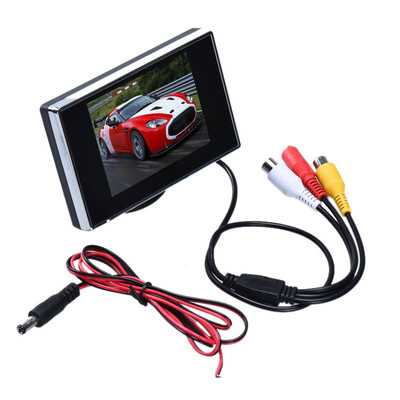 

〖Follure〗35 Inch TFT LCD Color Screen Car Rear View Monitor DVD DVR