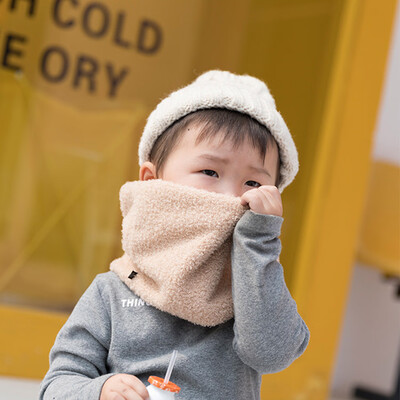 

Gobestart Children Scarf Warm Children Winter Scarf Kid Scarf Boy Girl Neck Collars