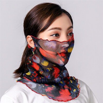 

Variety bib female collar sunscreen mask sunscreen veil spring&summer sunscreen scarf scarves sunscreen mask dust