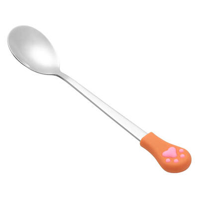 

Stainless Steel Spoon with Long Handle Coffee Milk Scoops Tableware Tool