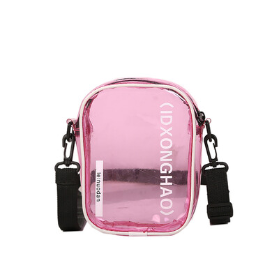 

Transparent Bag For Women Clear Shoulder Bag Female Handbags Girls Letter Print Casual Small Crossbody Bags YJ
