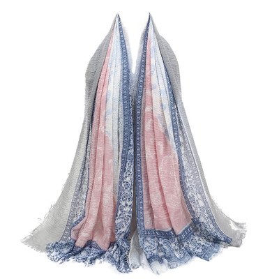 

Gobestart Women Point Printing Scarf Fashion Retro Female Multipurpose Shawl Scarf