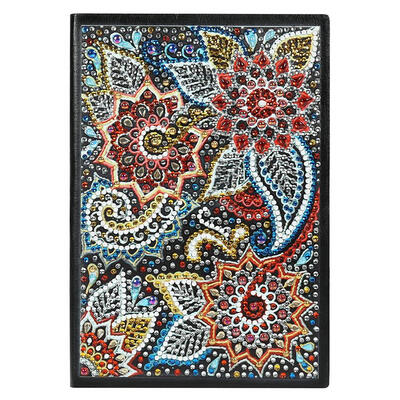 

DIY Flower Special Shaped Diamond Painting 60 Pages A5 Notebook Diary Book