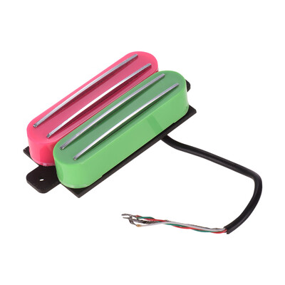 

Double Twin Hot Rail Humbucker Pickup with 4 Wires for ST LP Electric Guitar Replacement Parts