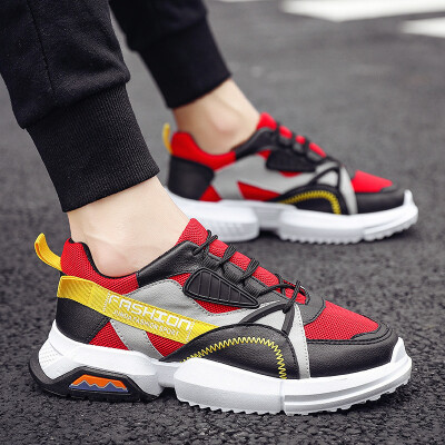 

Mens shoes thick-soled fashion week catwalk tide shoes mesh shoes mens sports shoes old shoes