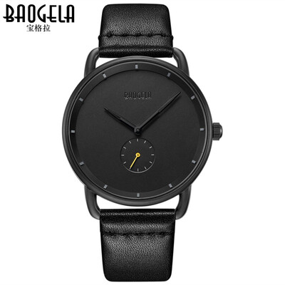 

Baogra baogela two-pin half mens watch simple fashion mens watch waterproof belt quartz watch sports watch