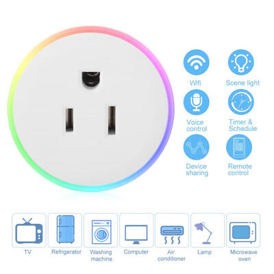 

Greensen 110-220V Mini Smart Socket WIFI Wireless Timing Remote Control Socket