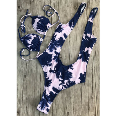

Women Bikini Set Swimsuit High Waist Ladies Bathing Suit Swimwear Beachwear UK