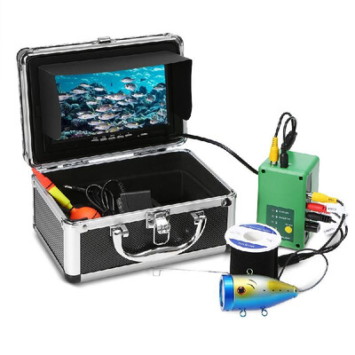 

7 Portable Fish Finder 1000TVL TFT Monitor Waterproof Underwater Video Camera Kit 30PCS LEDs Night Vision Fish Finder Equipment