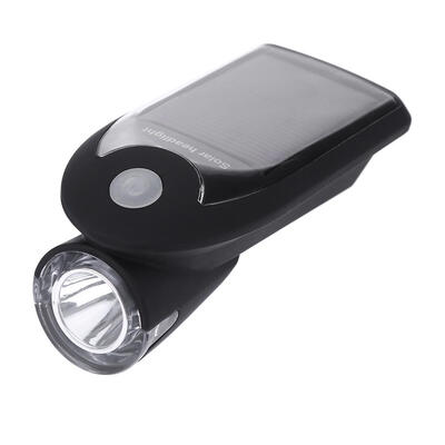 

Solar USB Dual-charge Headlights Headlamp Horn Combo Type Bicycle Light