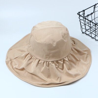 

The new original ins spring&summer Korean version of the basin hat male lady fashion chic big edge fisherman hat sunscreen hat